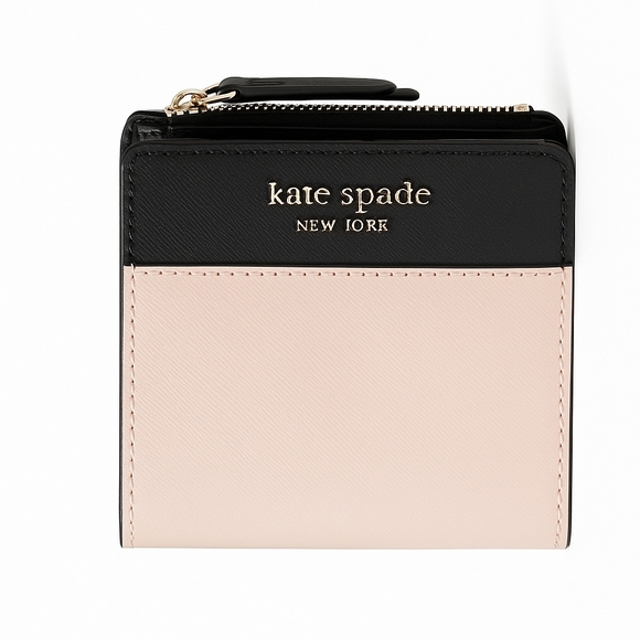 Kate Spade New York Colorblock Small Bifold Wallet - Picture 1 of 6